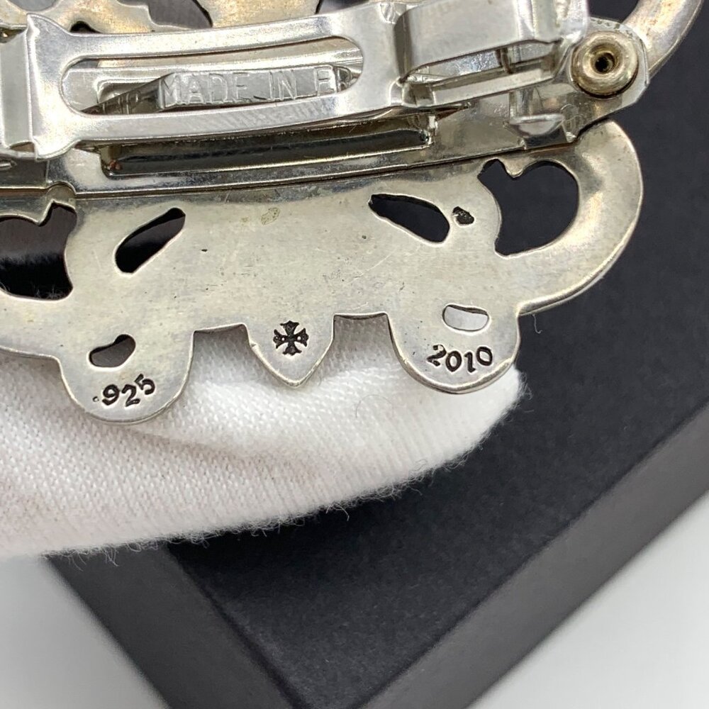 Chrome Hearts Silver Vintage Butterfly Hair Clip - Picture 9 of 9
